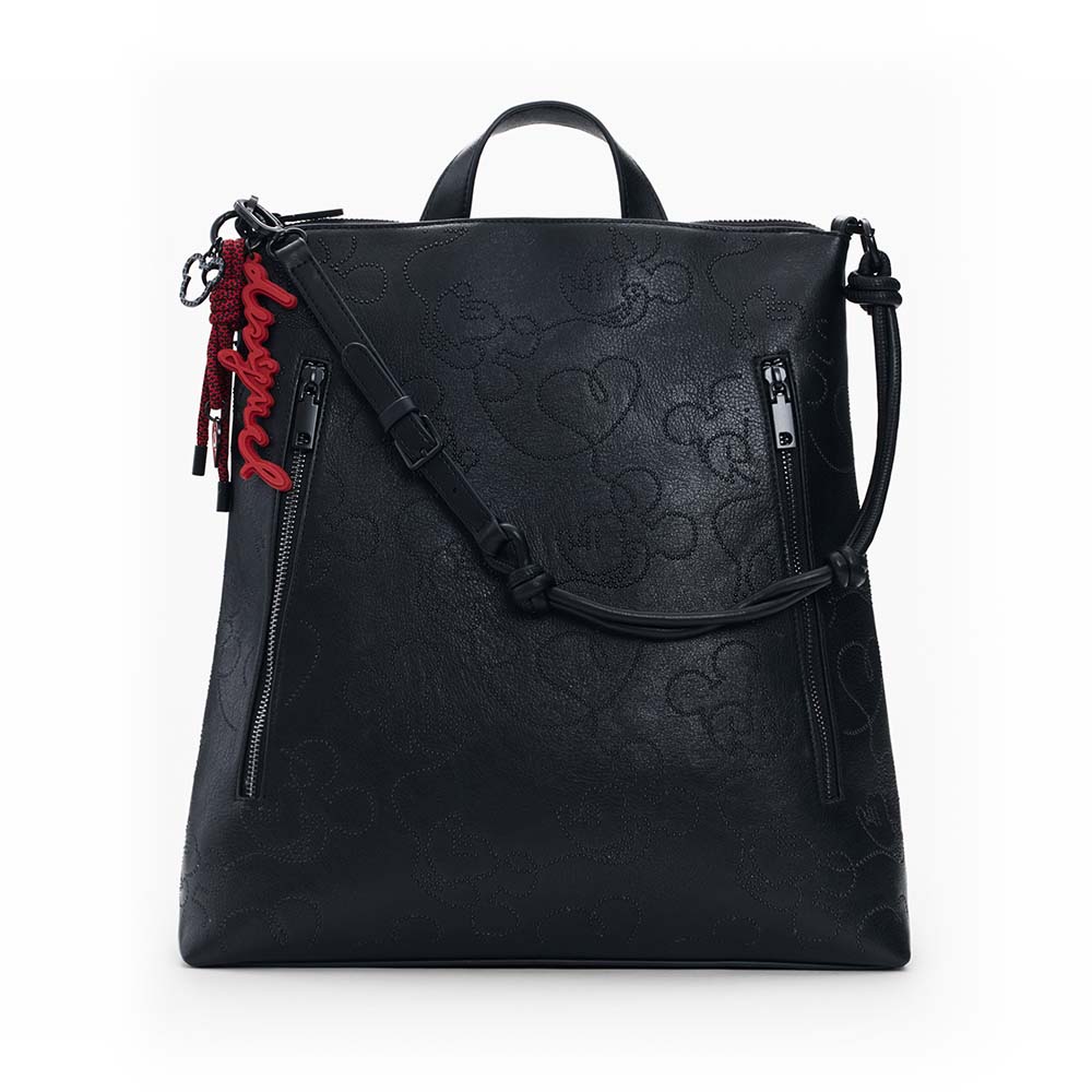 Rucsac femei DESIGUAL negru cu licenta Disney 2181RUCSSAKP07N