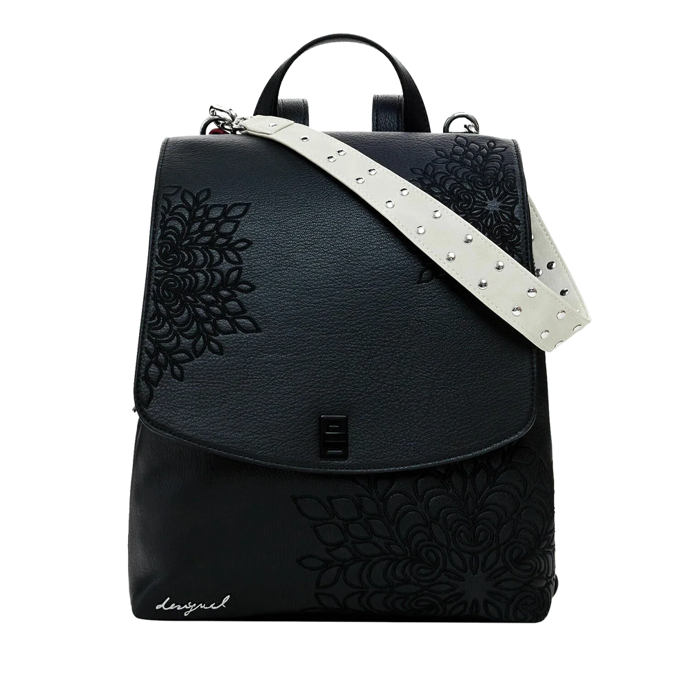 Rucsac femei DESIGUAL negru cu model imprimat 2180RUCSKP19N