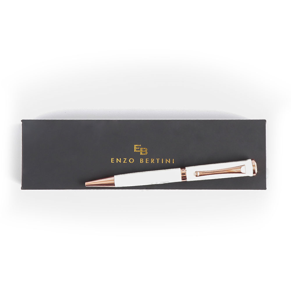 Pix Enzo Bertini alb cu rose gold 3821pixdebon