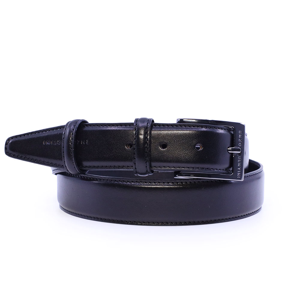 Curea barbati Enzo Bertini neagra din piele 5BCU3535116OFN
