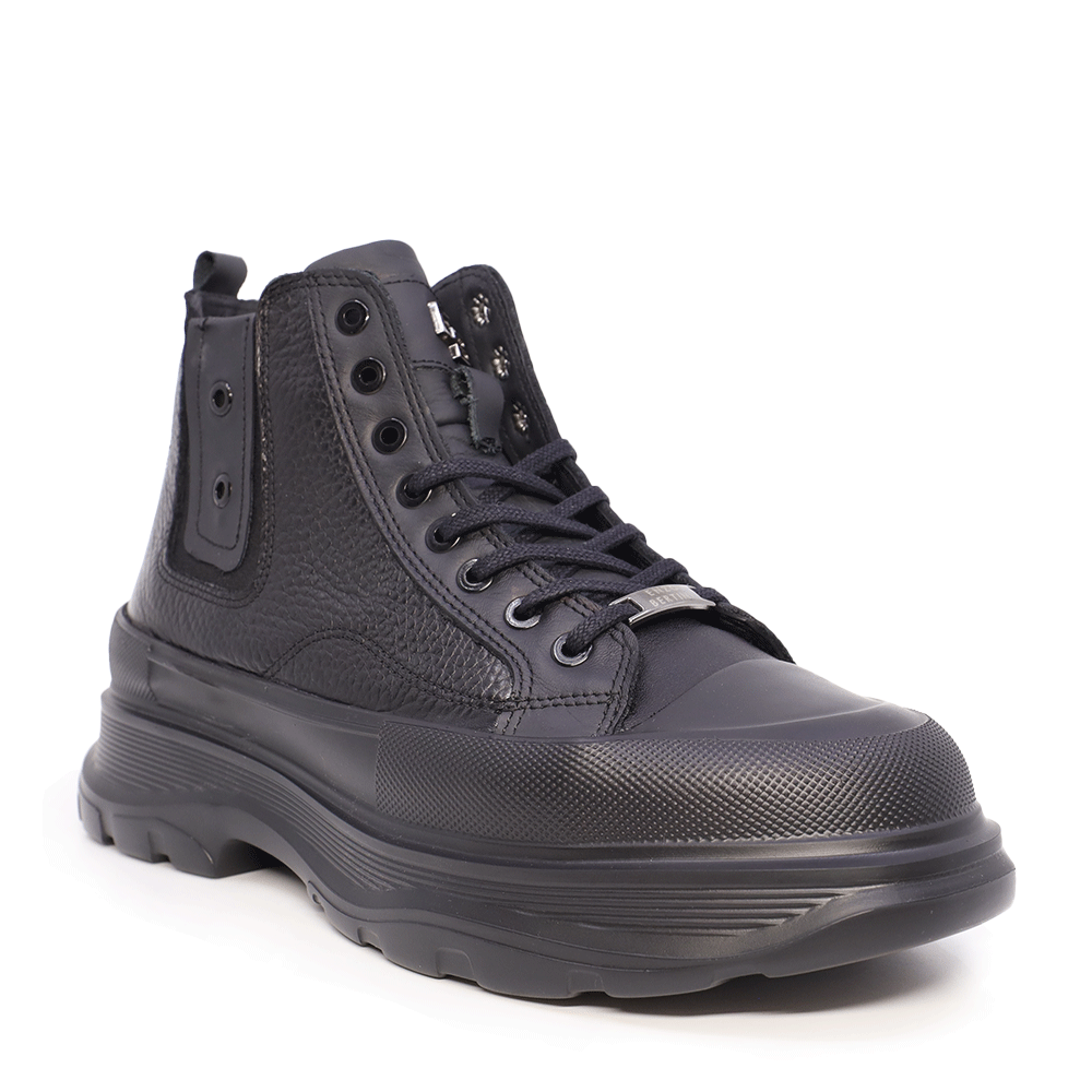 Ghete bărbați Enzo Bertini negre din piele naturală 3206BG18443N - 1 | YEO