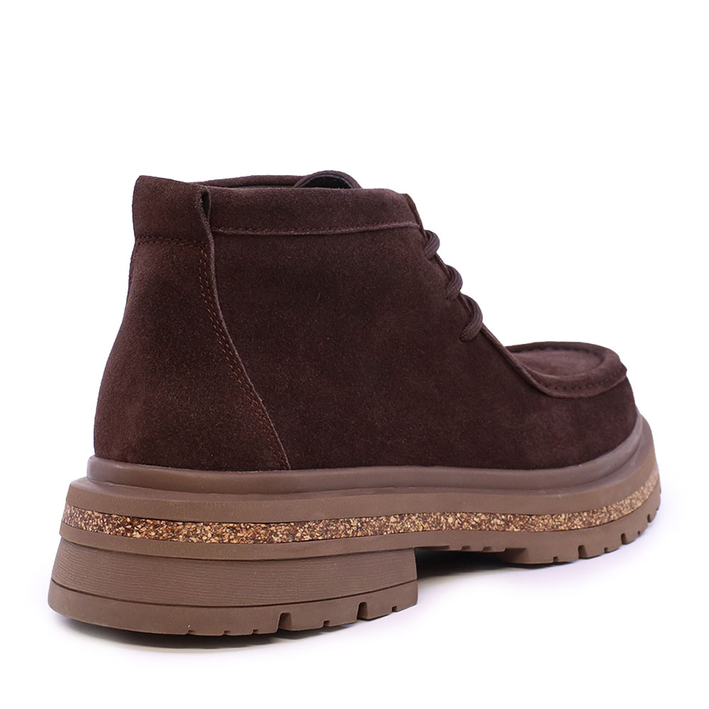 Ghete bărbați  Enzo Bertini Premium Collection maro din piele întoarsă 1642BG250880VM