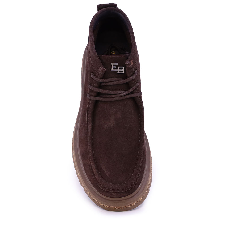 Ghete bărbați  Enzo Bertini Premium Collection maro din piele întoarsă 1642BG250880VM
