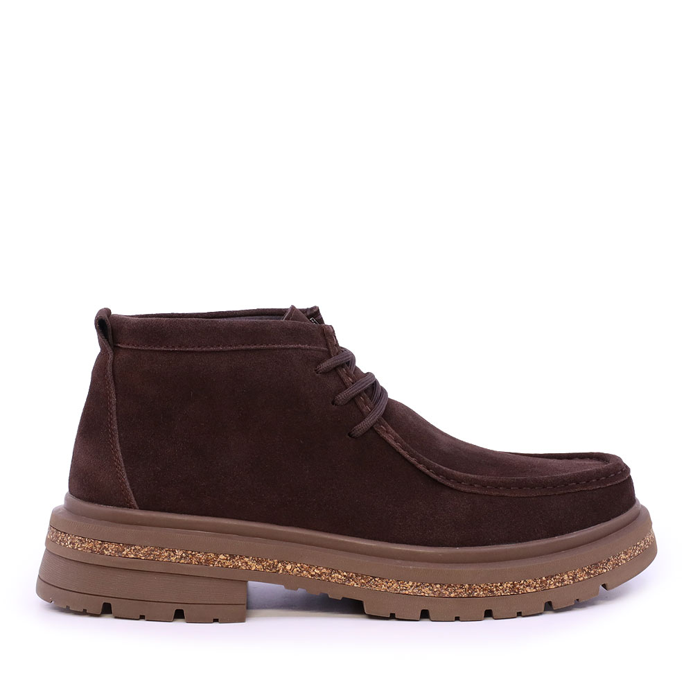 Ghete bărbați  Enzo Bertini Premium Collection maro din piele întoarsă 1642BG250880VM