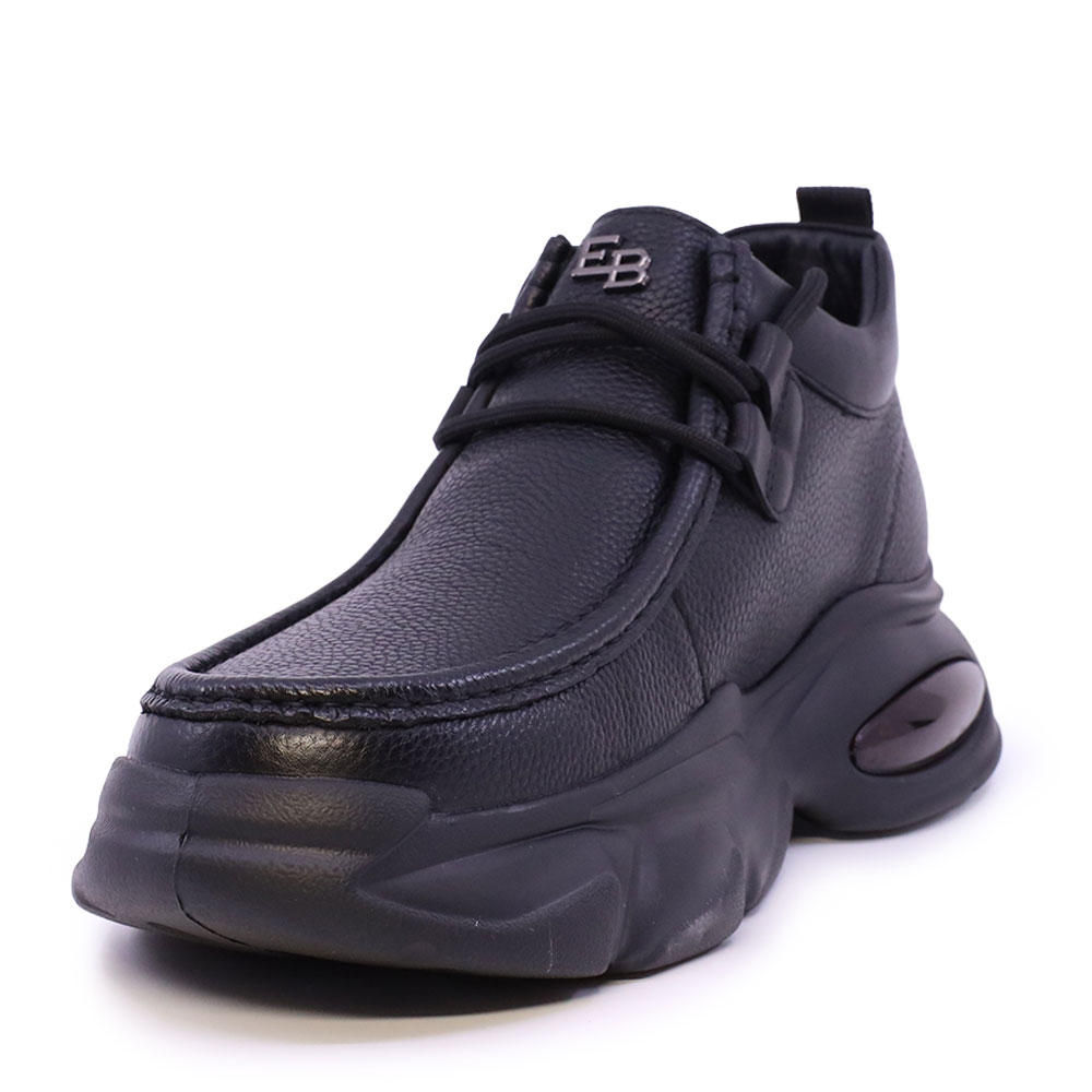 Ghete bărbați  Enzo Bertini Premium Collection negre din piele 1642BG241791N