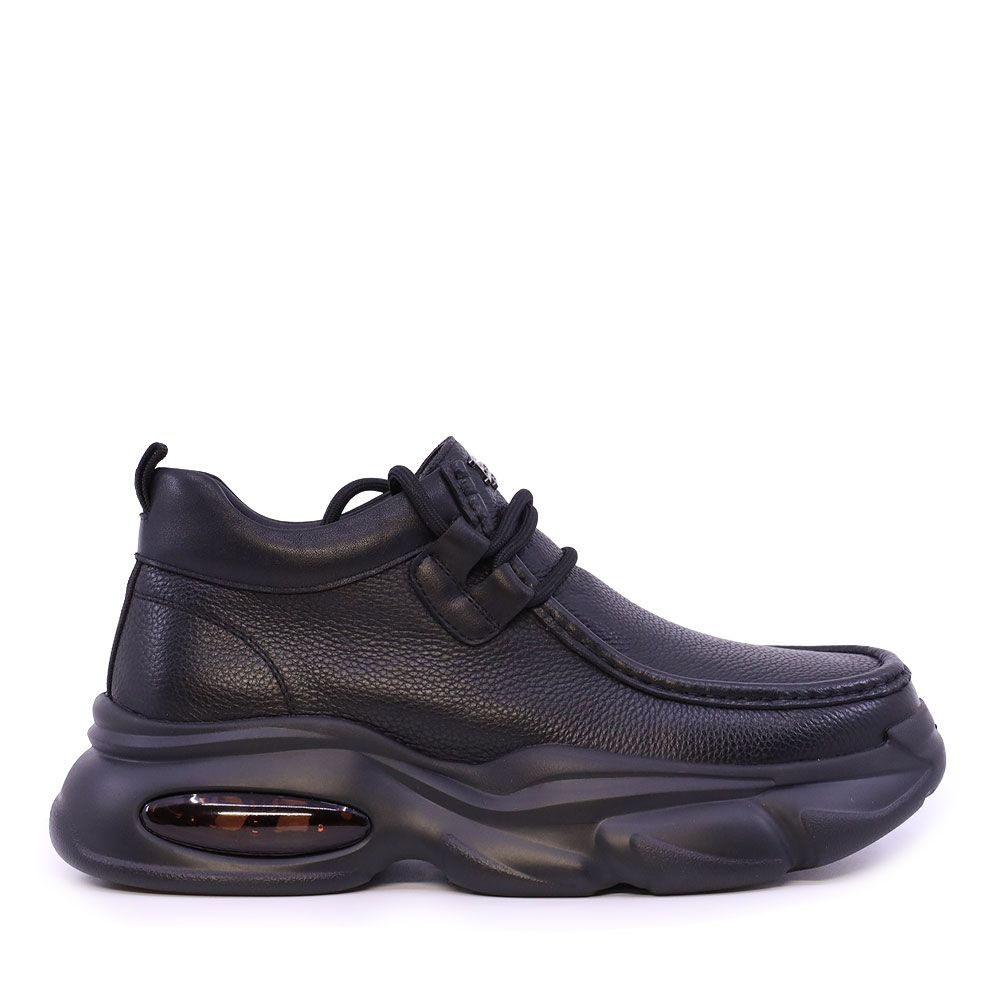 Ghete bărbați  Enzo Bertini Premium Collection negre din piele 1642BG241791N