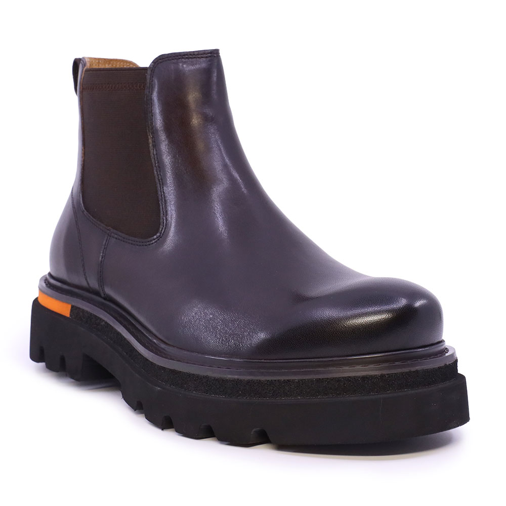 Ghete chelsea bărbați  Enzo Bertini Premium Collection maro din piele 1642BG251396M