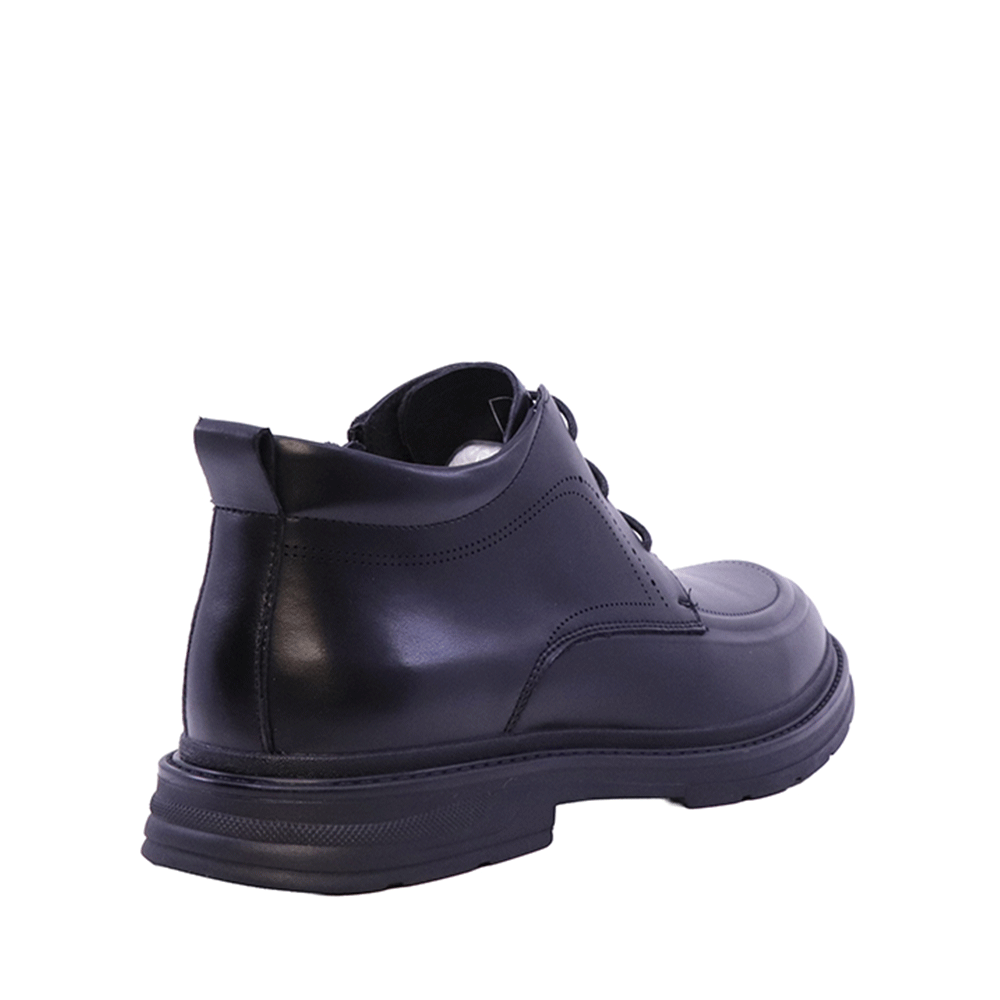 Ghete clark bărbați Enzo Bertini negre din piele naturală 3052BG8101N