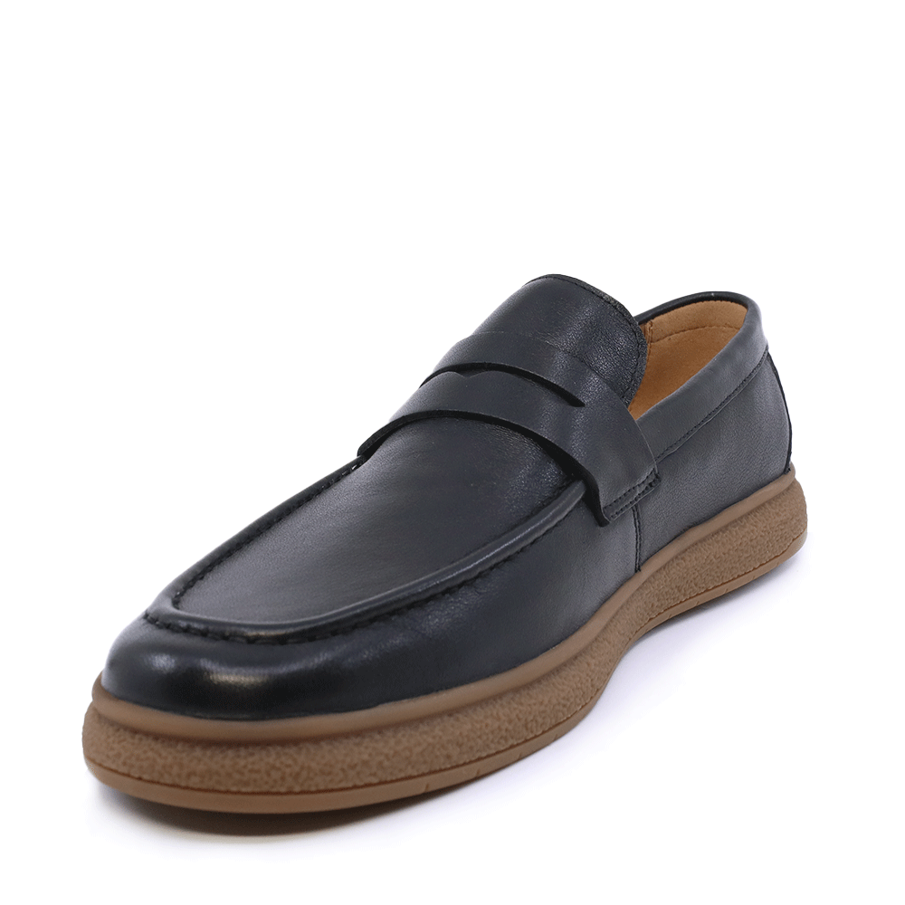Mocasini bărbați Enzo Bertini negri din piele 1781BM5100N