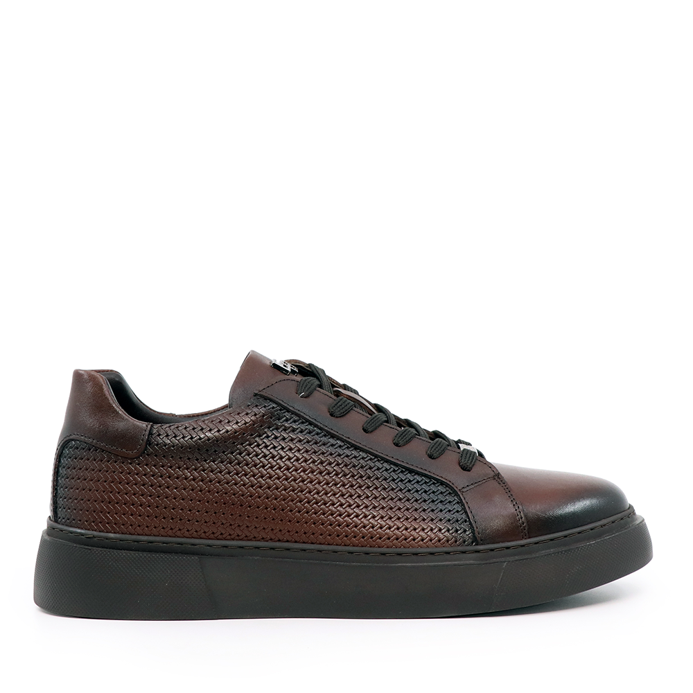 Enzo Bertini Sneakers bărbați Enzo Bertini maro din piele