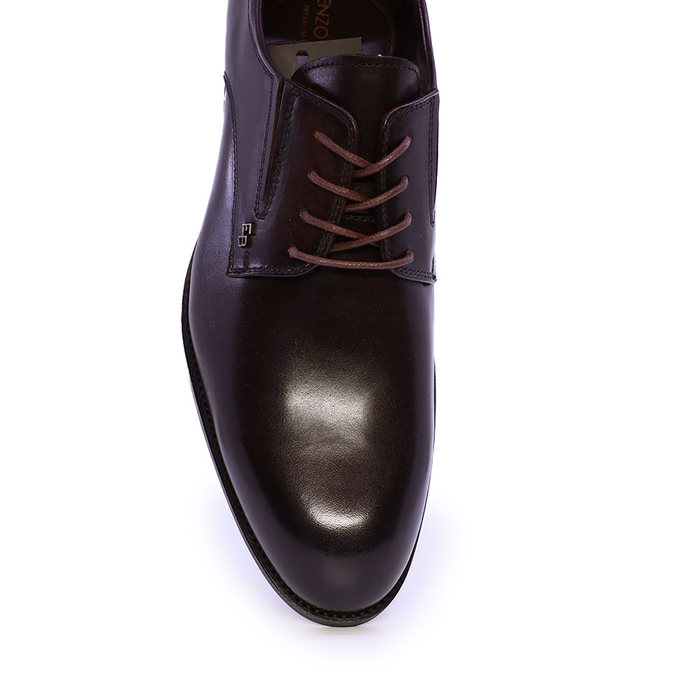 Pantofi derby bărbați Enzo Bertini maro din piele naturală 1099BP1854M