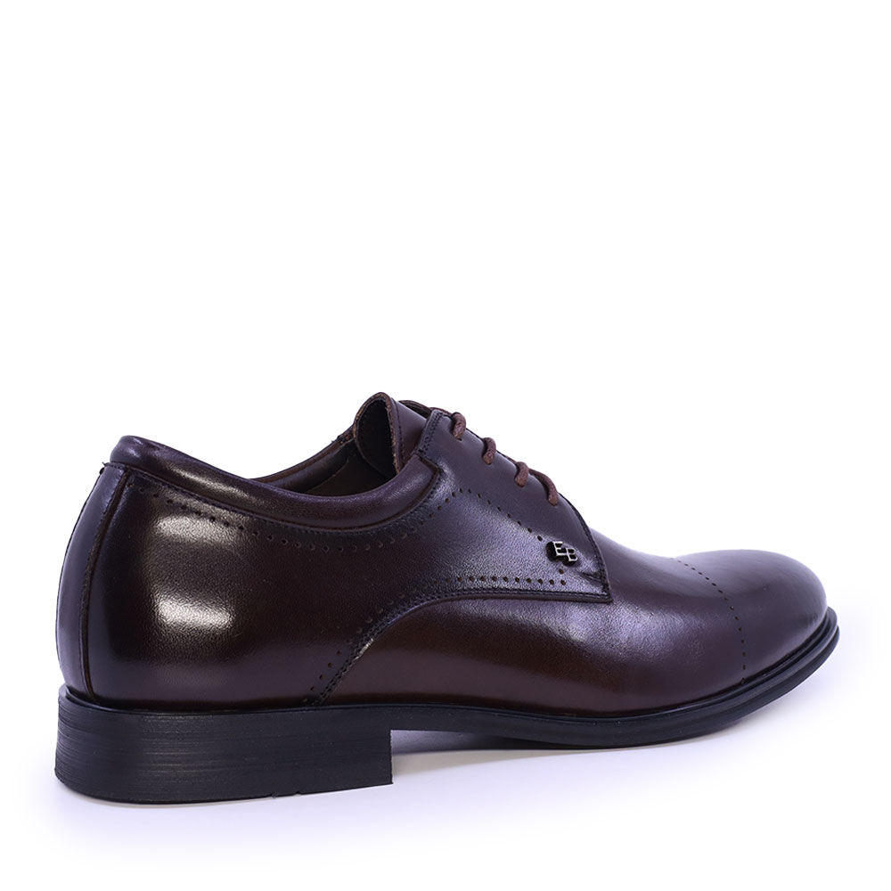 Pantofi derby bărbați Enzo Bertini maro din piele naturală 1099BP3257M