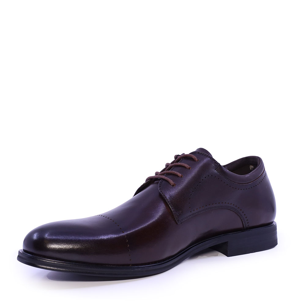 Pantofi derby bărbați Enzo Bertini maro din piele naturală 1099BP3257M