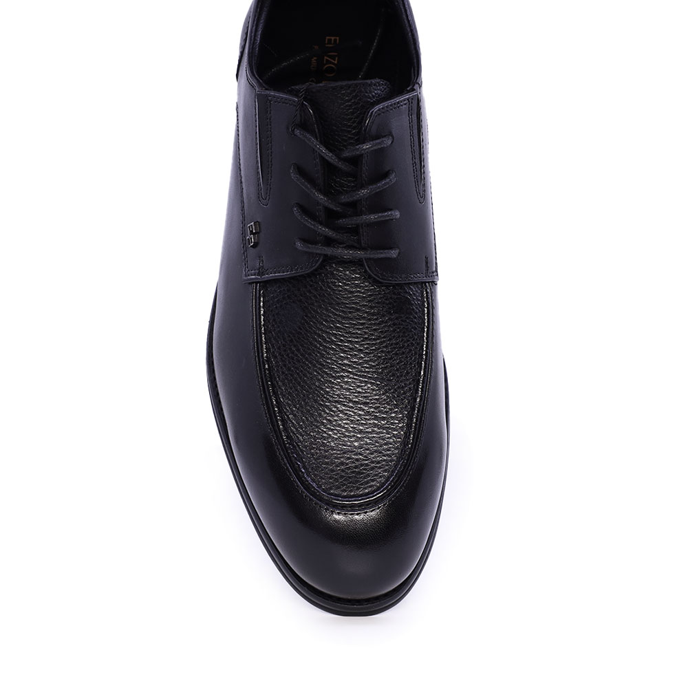 Pantofi derby bărbați Enzo Bertini negri din piele naturală 1099BP4241N