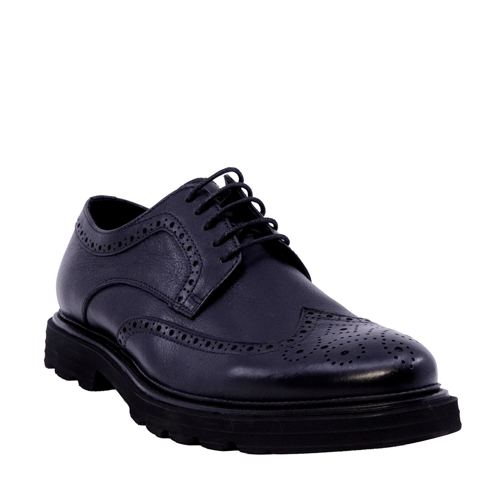 Pantofi derby bărbați  Enzo Bertini maro din piele 1782BP2529M — imaginea 2