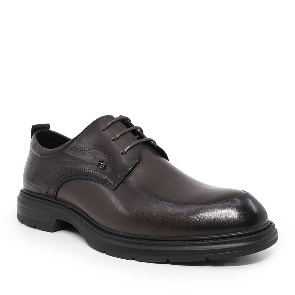 Pantofi derby bărbați  Enzo Bertini negri din piele naturală 1420BP2100N - 1 | YEO
