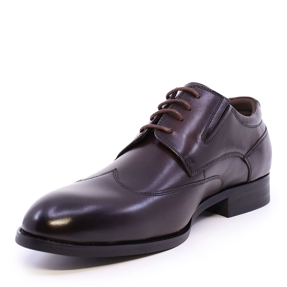Pantofi derby bărbați  Enzo Bertini Premium Collection maro din piele naturală 1090BP1655M