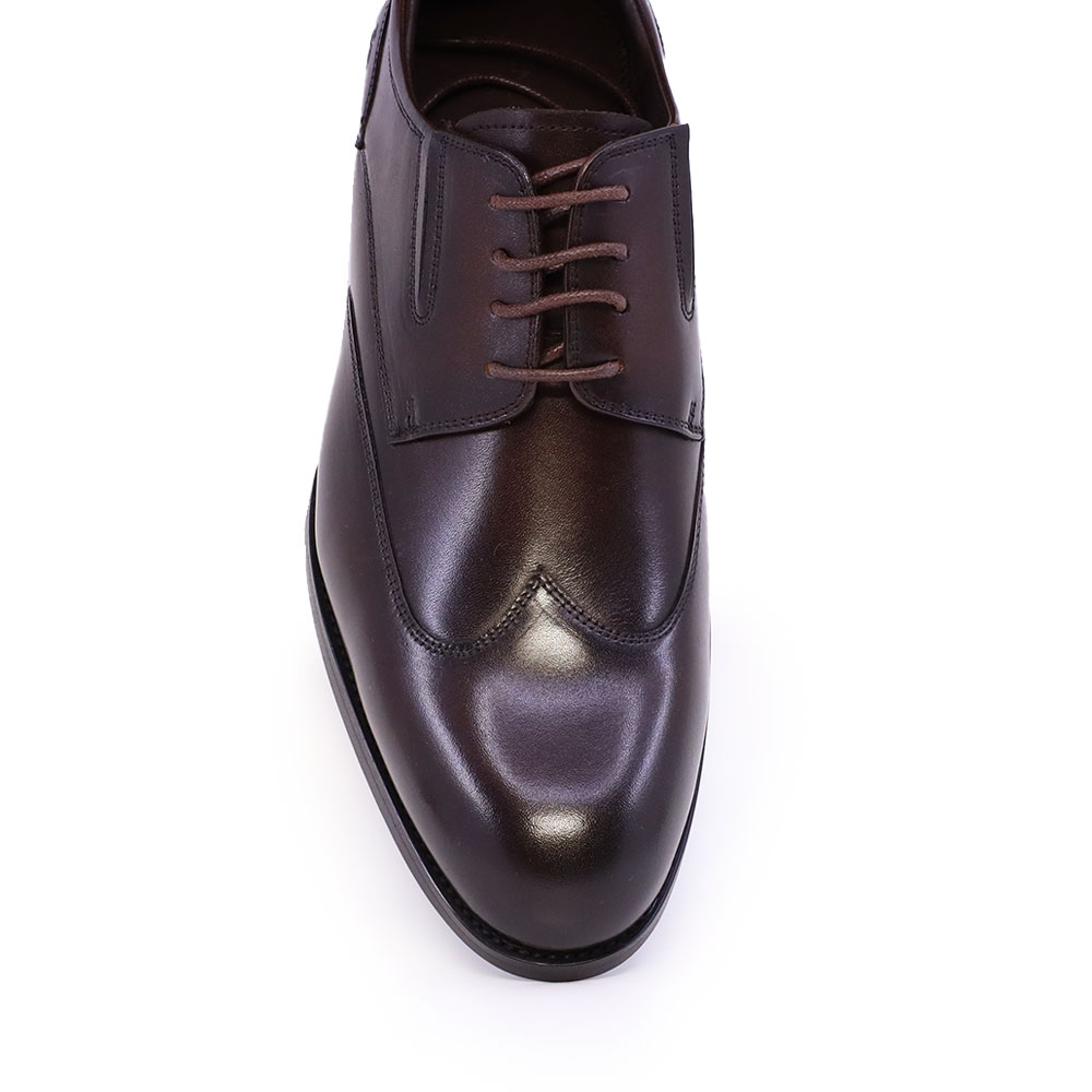 Pantofi derby bărbați  Enzo Bertini Premium Collection maro din piele naturală 1090BP1655M