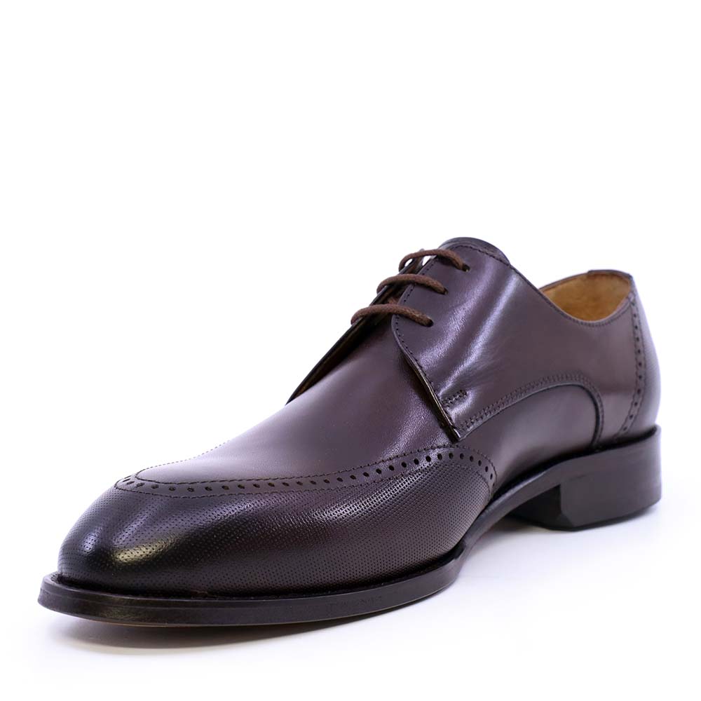 Pantofi derby bărbați Enzo Bertini Premium Collection maro din piele naturală 3389BP1424M