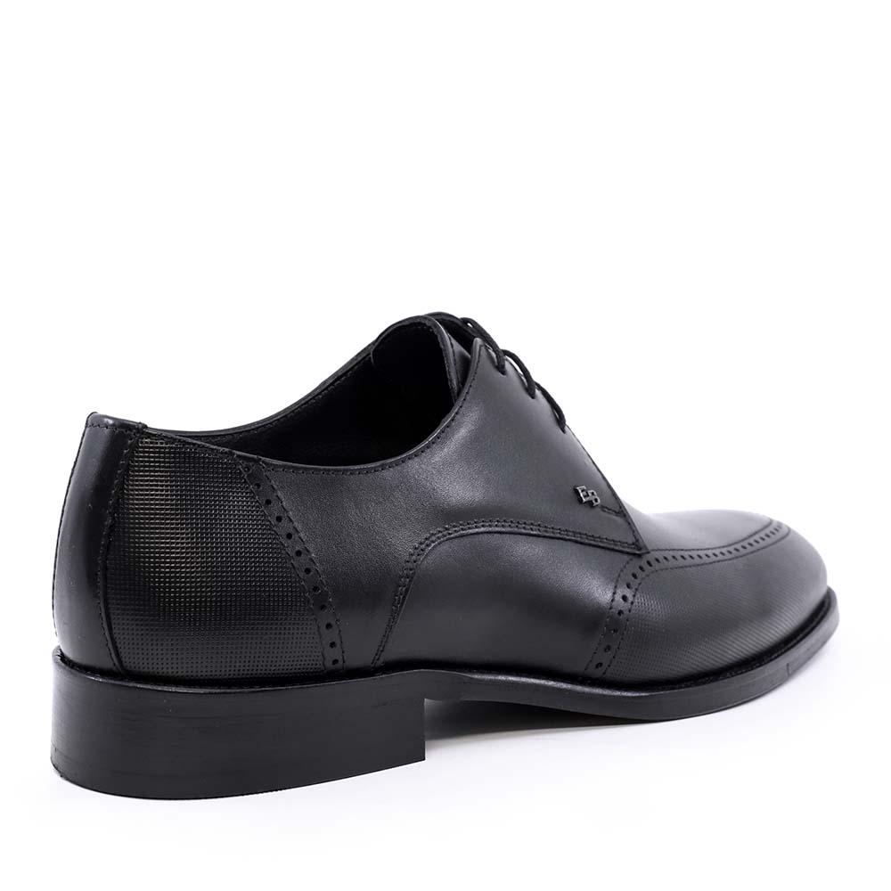 Pantofi derby bărbați Enzo Bertini Premium Collection negri din piele naturală 3389BP1424N