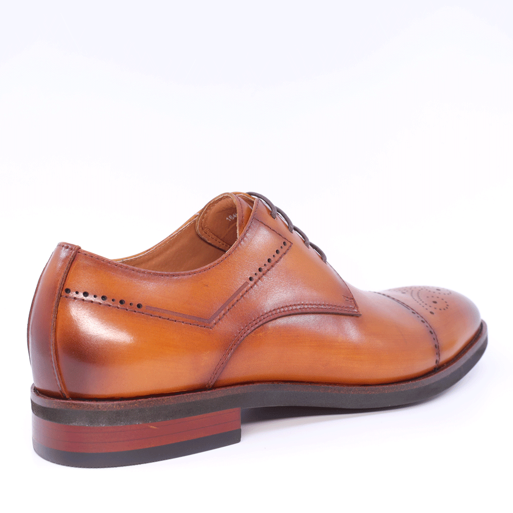 Men's Enzo Bertini brown leather Oxford shoes 1646BP220197M