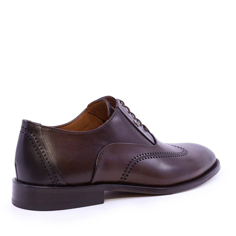 Pantofi oxford bărbați Enzo Bertini maro din piele naturală 3689bp2381m
