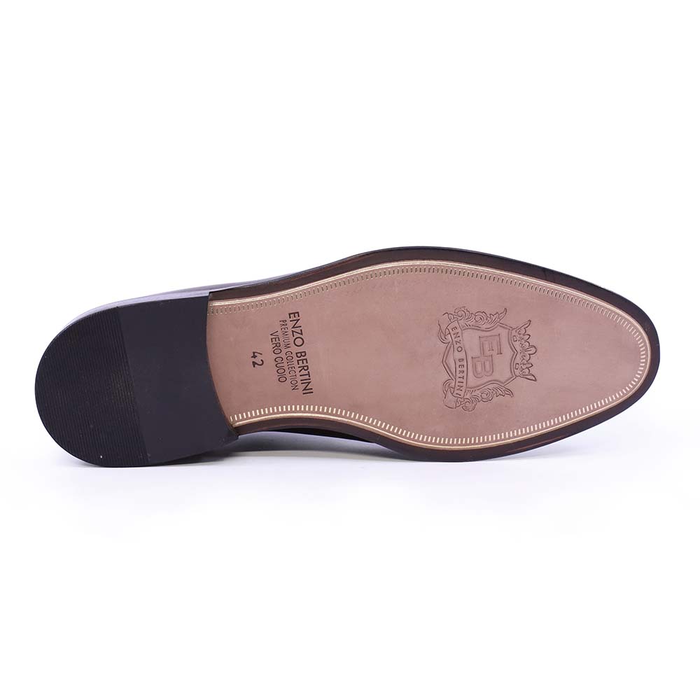 Pantofi oxford bărbați Enzo Bertini Premium Collection maro din piele naturală 3389BP2360M