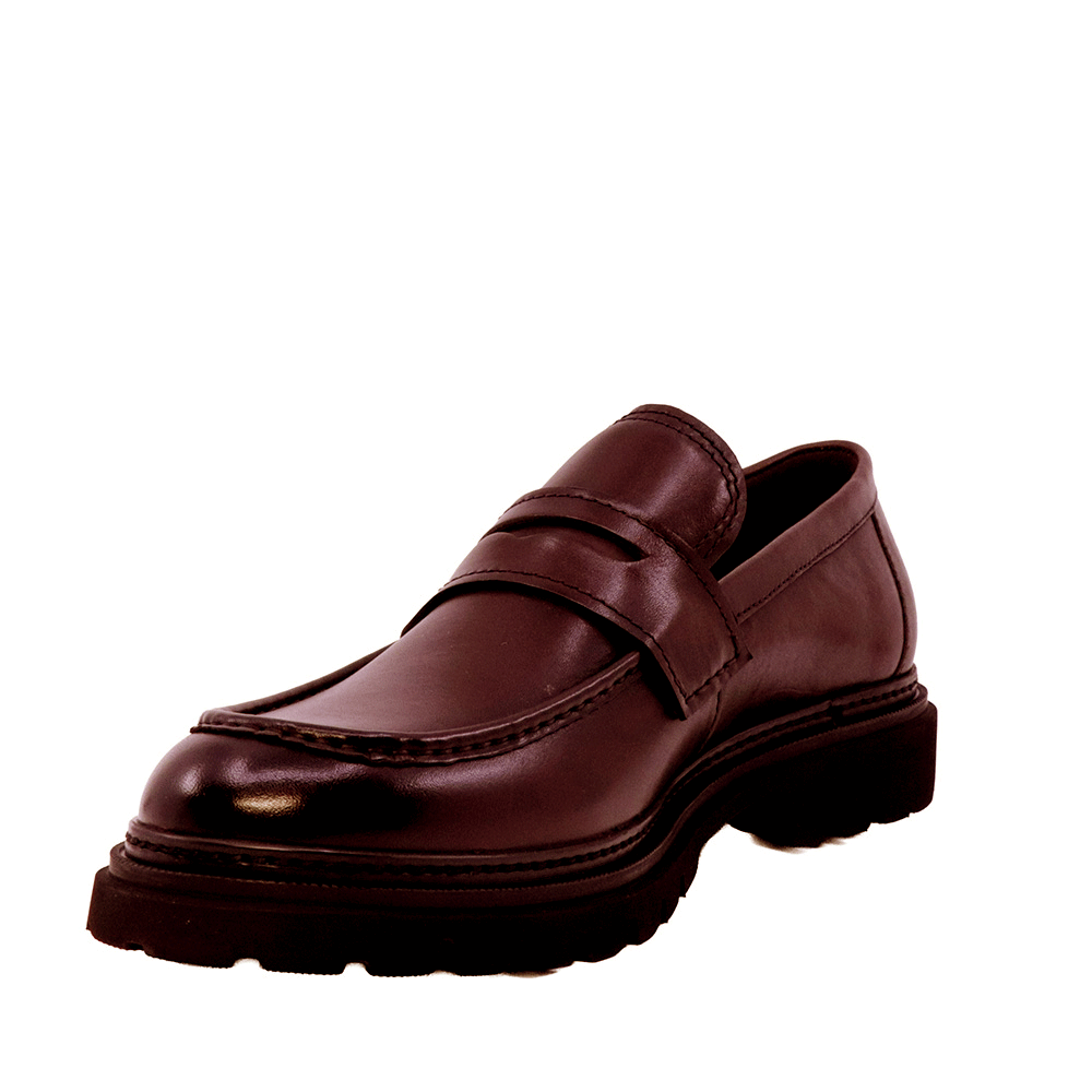 Pantofi tip loafers bărbați Enzo Bertini maro din piele 1782BP5731M — imaginea 2