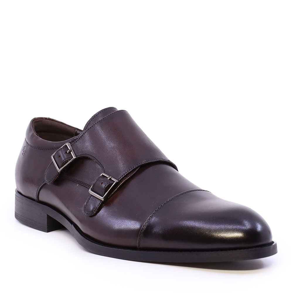 Pantofi tip Monk bărbați  Enzo Bertini Premium Collection maro din piele naturală 1090BP1653M - 1 | YEO