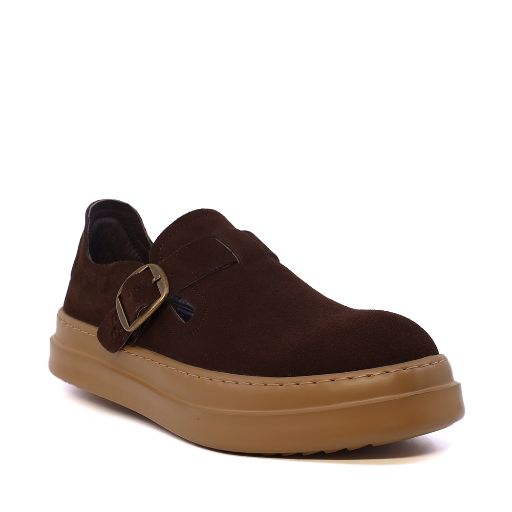 Pantofi ușori bărbați Enzo Bertini Premium Collection maro din piele întoarsă 1641BP250346VM - imagine 2