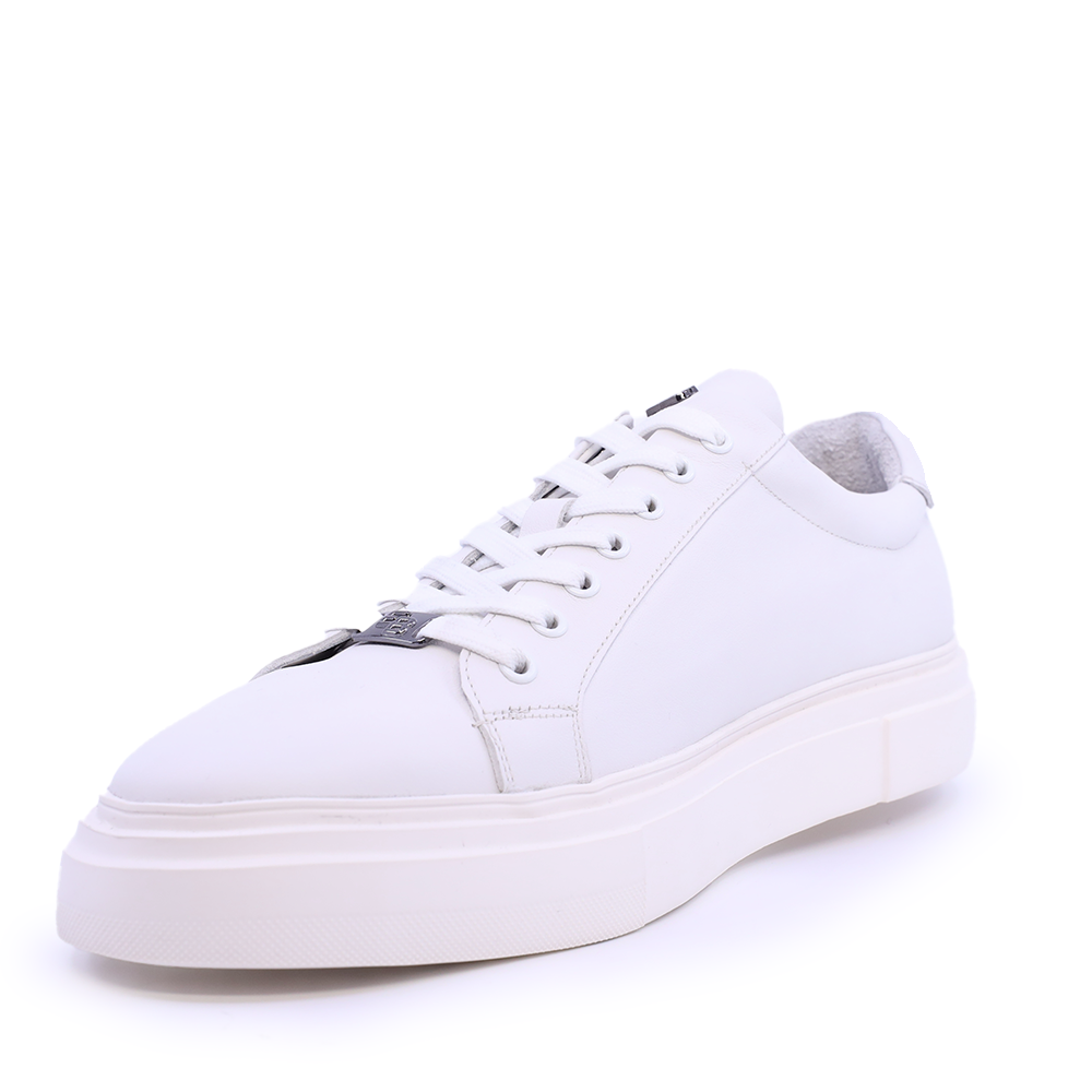 Sneakers bărbați Enzo Bertini albi din piele naturală 1098BP1852A