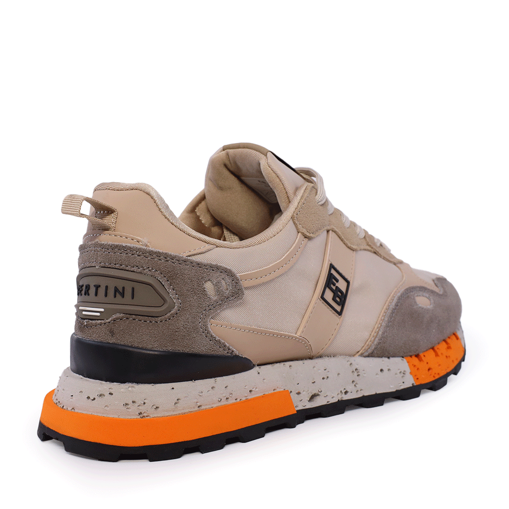 Sneakers bărbați Enzo Bertini bej din piele întoarsă și textil 2929BP015VBE