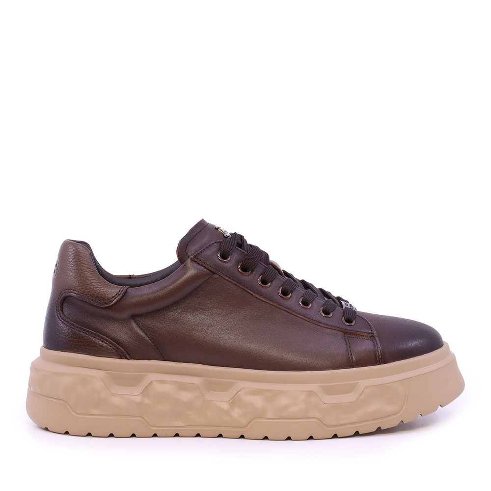 Enzo Bertini Sneakers bărbați Enzo Bertini Premium Collection maro din piele 1642BP232012M