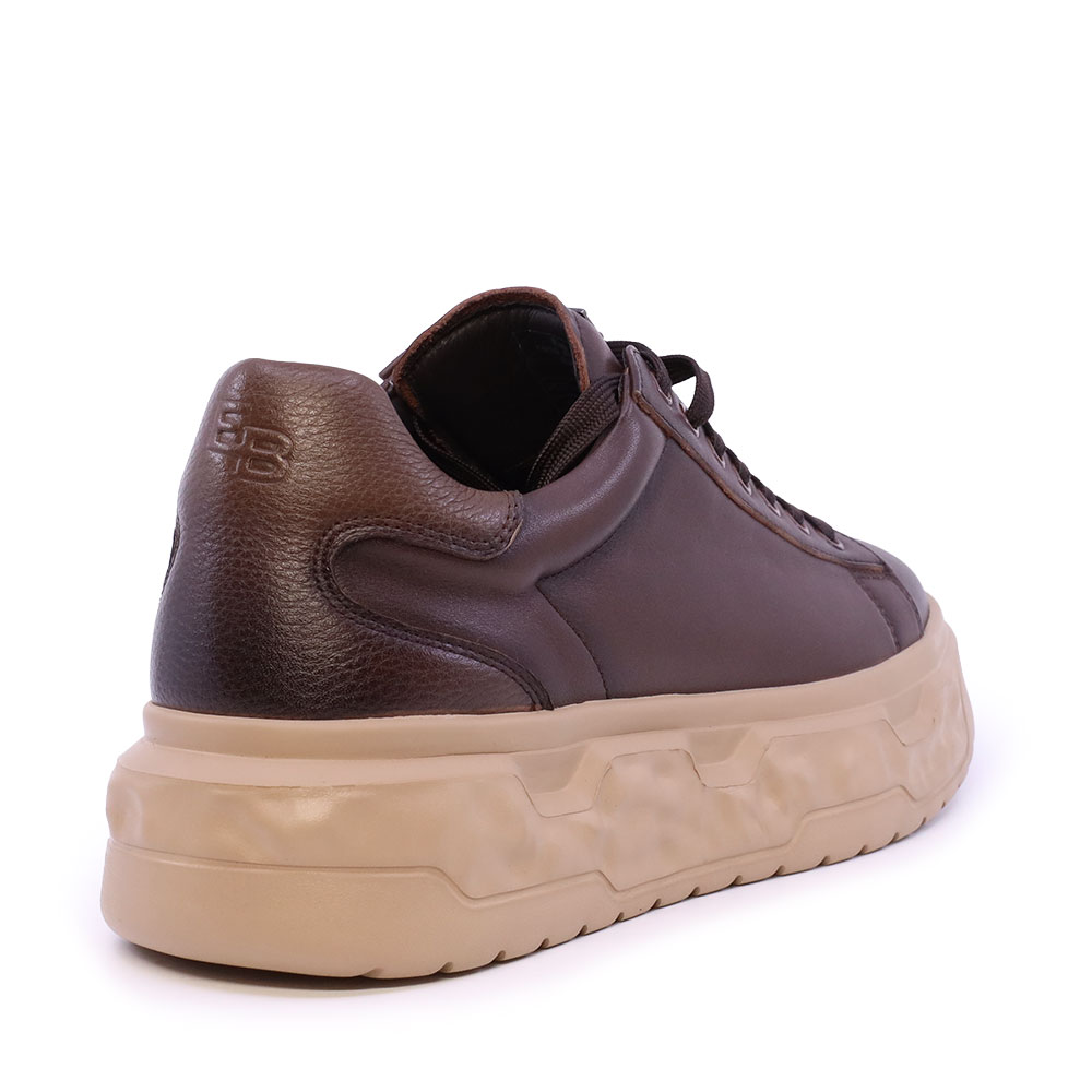Sneakers bărbați  Enzo Bertini Premium Collection maro din piele 1642BP232012M