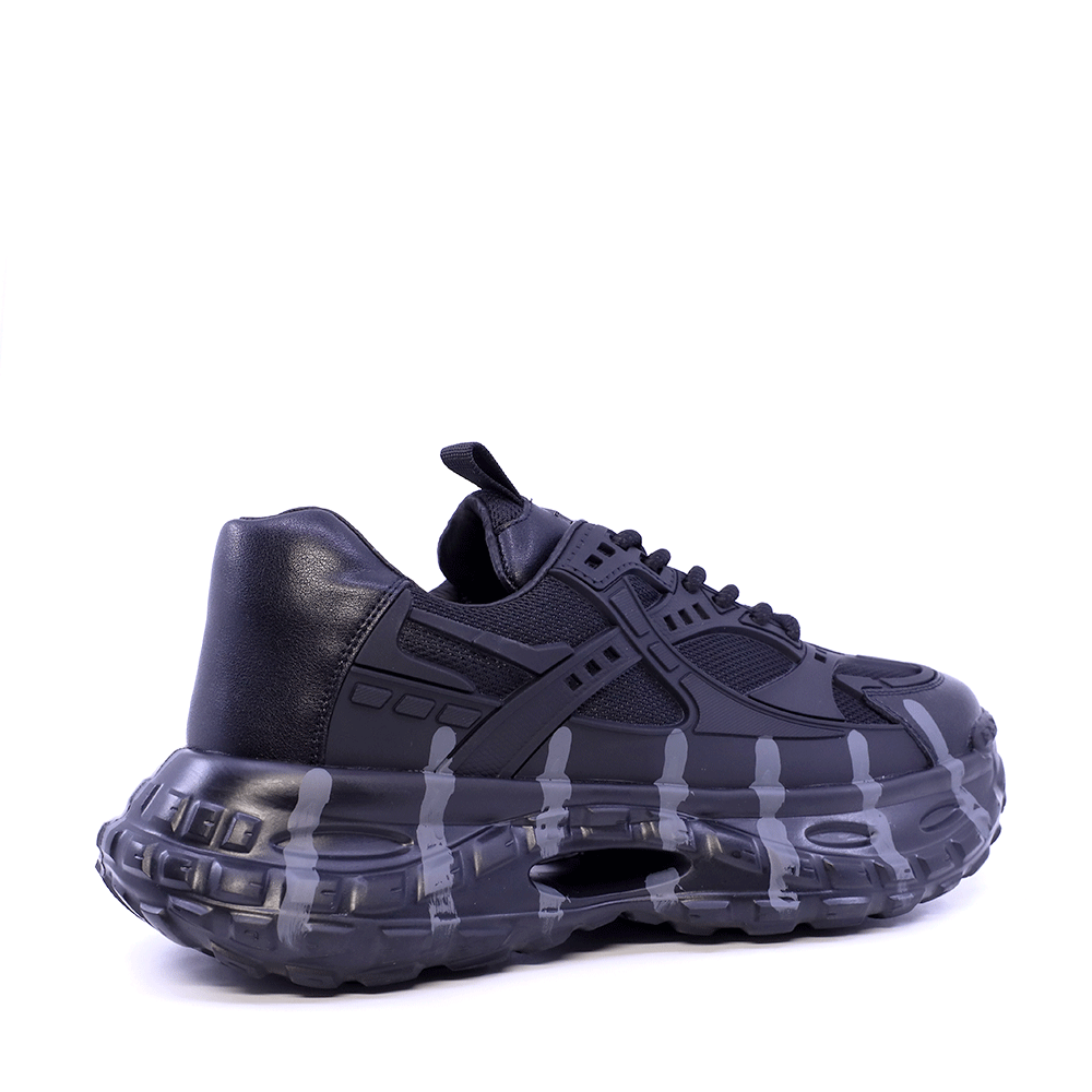 Sneaker chunky bărbați Enzo Bertini negri 3662BP845N