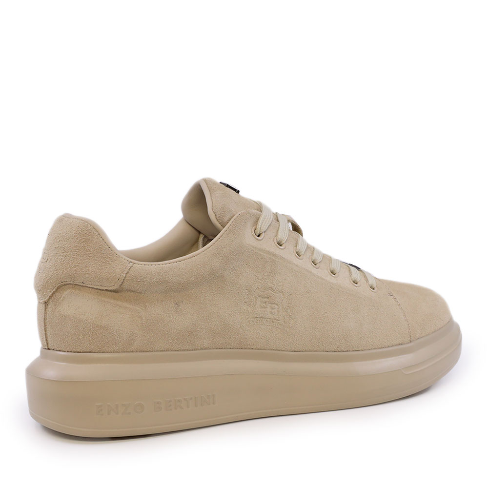 Sneakers bărbați Enzo Bertini bej din piele întoarsă 3869BP585VBE