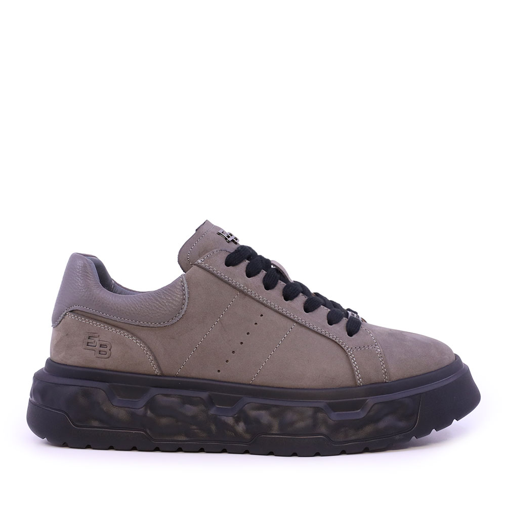Enzo Bertini Sneakers bărbați Enzo Bertini Premium Collection gri din piele 1642BP232011GR