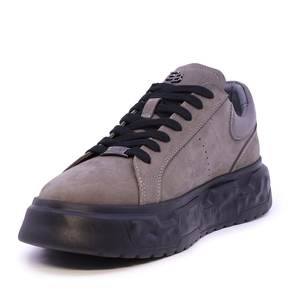 Sneakers bărbați  Enzo Bertini Premium Collection gri din piele 1642BP232011GR