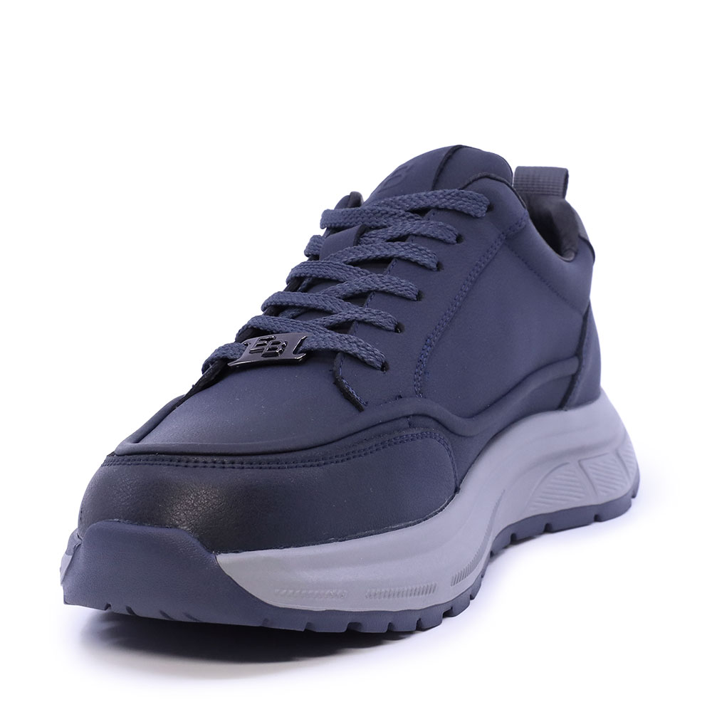 Sneakers ușori bărbați Enzo Bertini bleumarin din piele 3662BP920BL