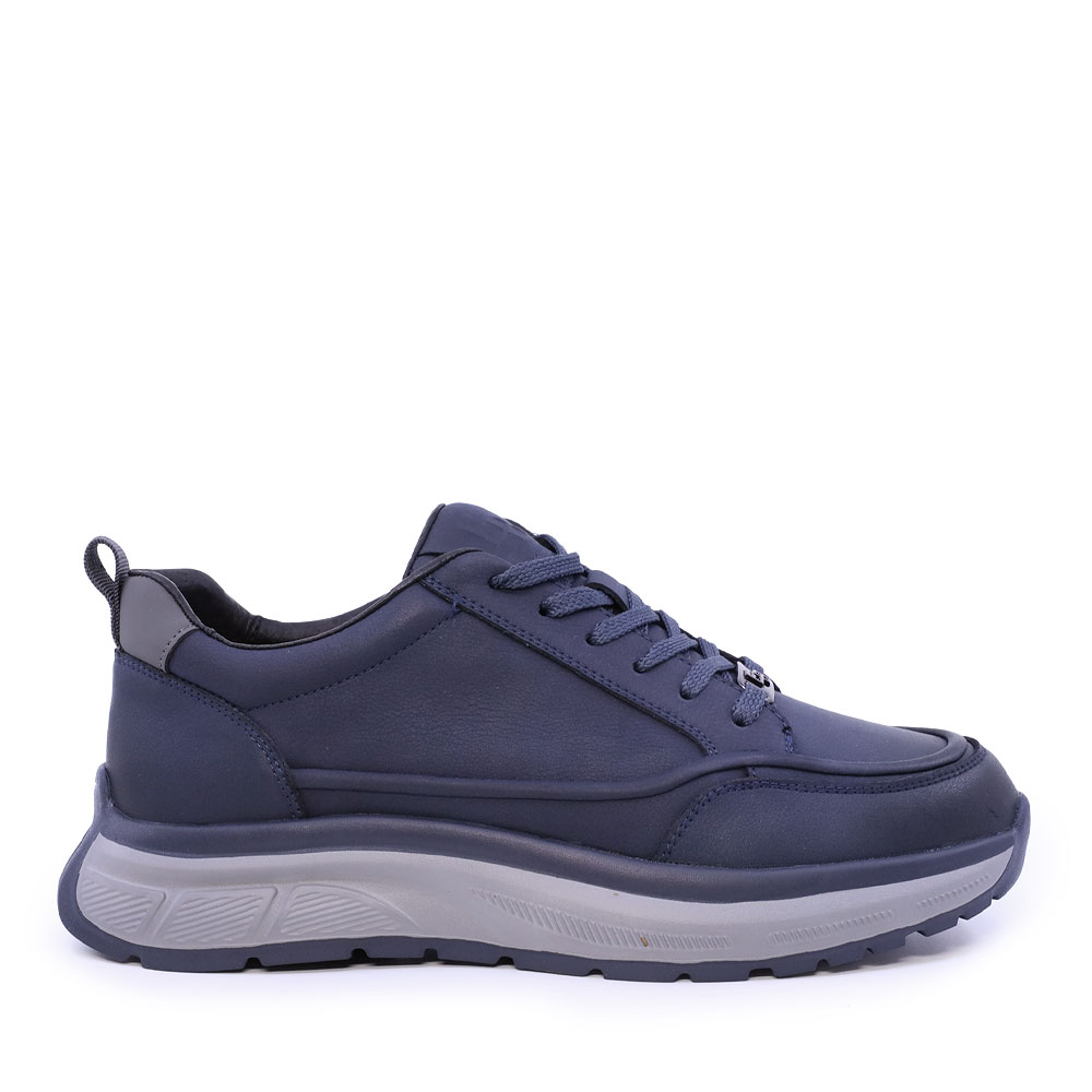 Sneakers ușori bărbați Enzo Bertini bleumarin din piele 3662BP920BL