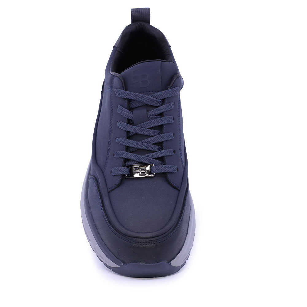 Sneakers ușori bărbați Enzo Bertini bleumarin din piele 3662BP920BL