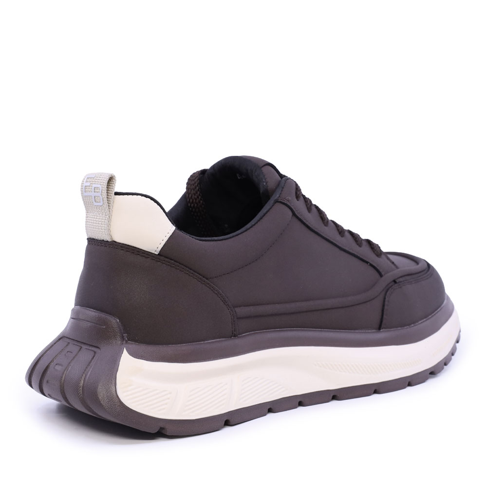 Sneakers ușori bărbați Enzo Bertini maro din piele 3662BP920M