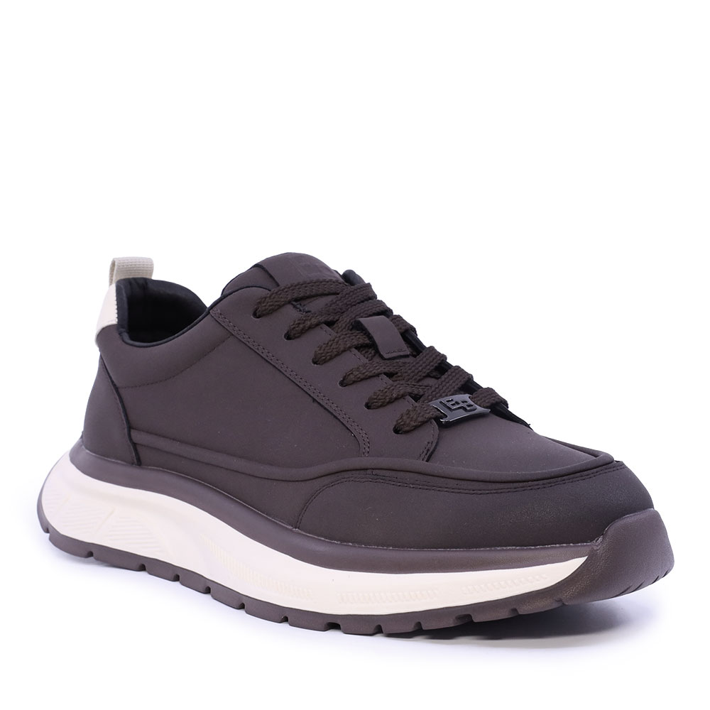 Sneakers ușori bărbați Enzo Bertini maro din piele 3662BP920M — imaginea 2
