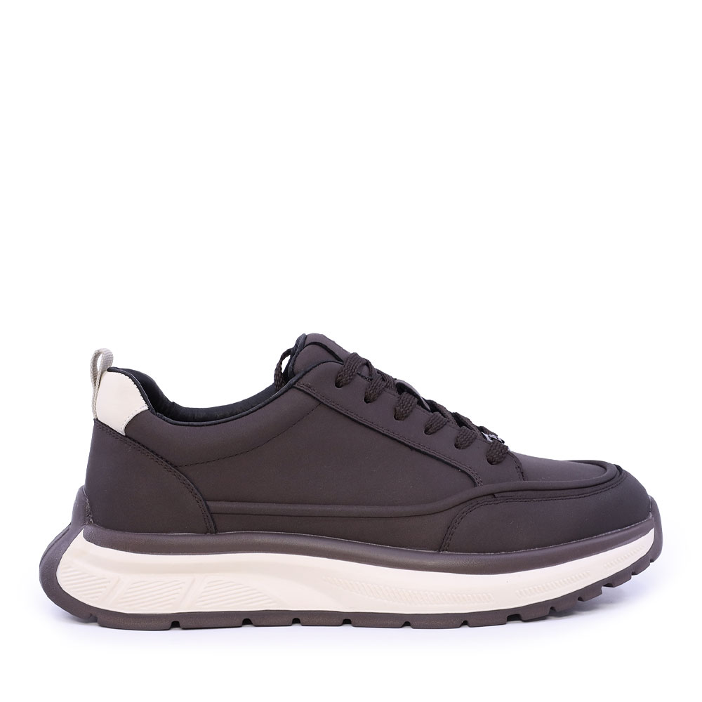 Sneakers ușori bărbați Enzo Bertini maro din piele 3662BP920M