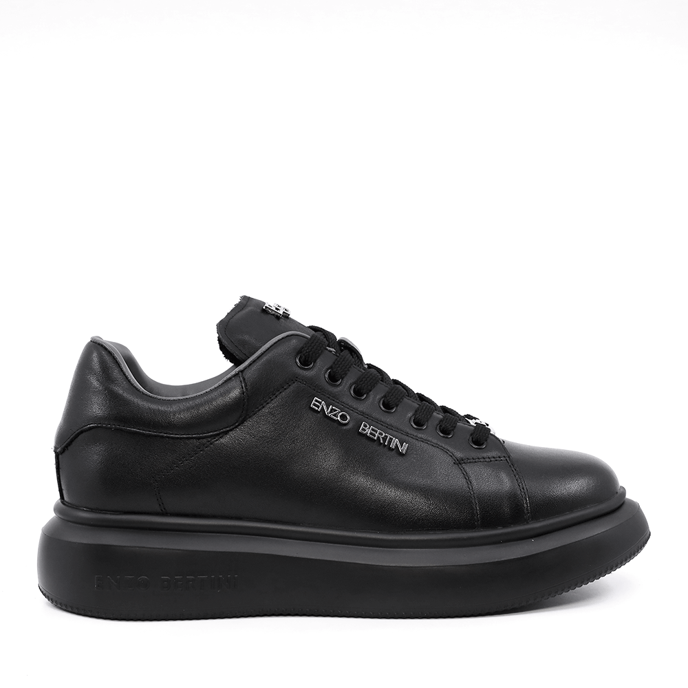 Enzo Bertini Sneakers ușori bărbați Enzo Bertini negri din piele 3662BP554N