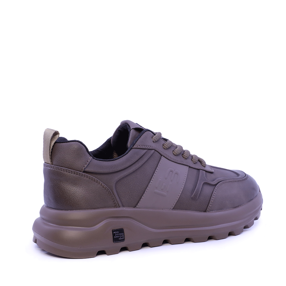 Sneakers ușori bărbați Enzo Bertini taupe din piele 3662BP806TA