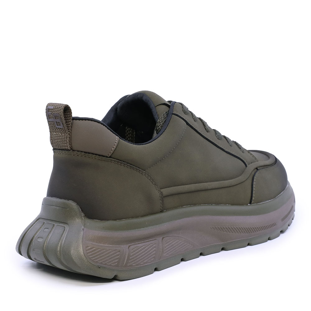 Sneakers ușori bărbați Enzo Bertini verzi din piele 3662BP920V