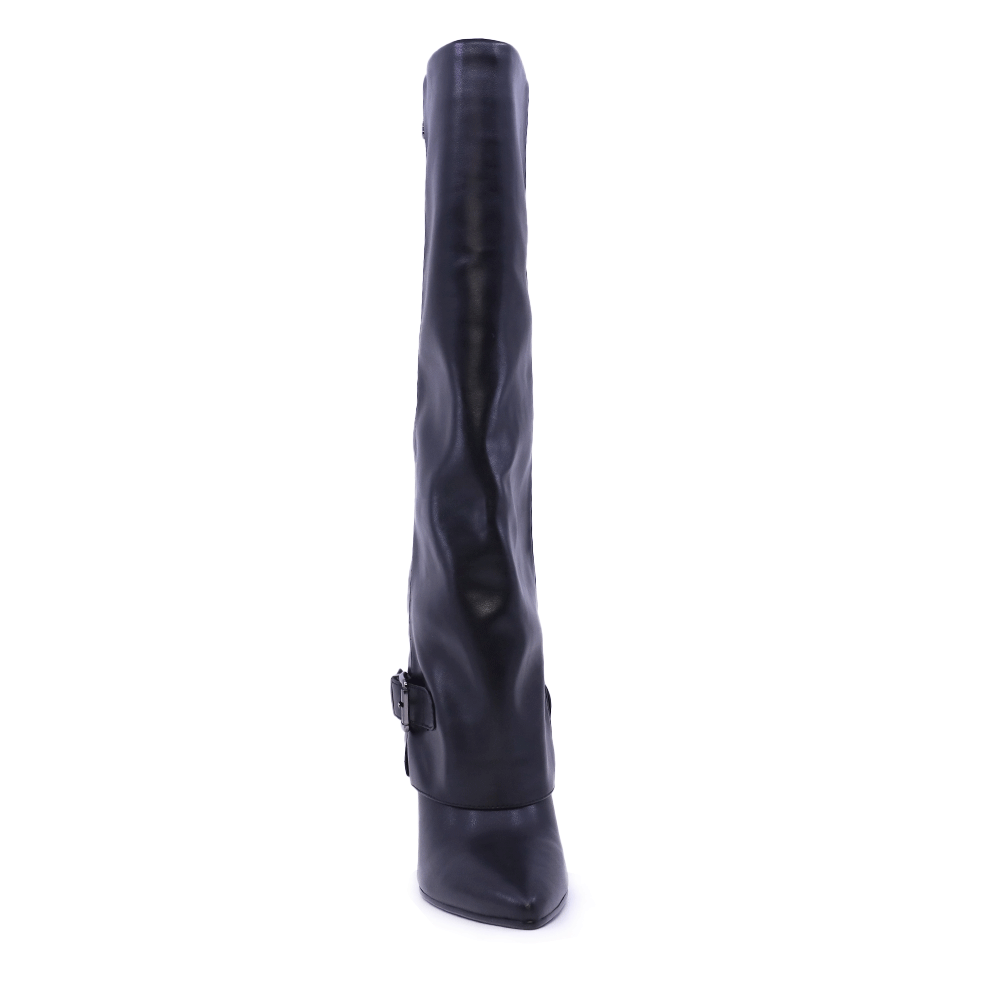 Cizme tubulare cu toc înalt femei Enzo Bertini Premium Collection negre 1122DCALLEGRAN