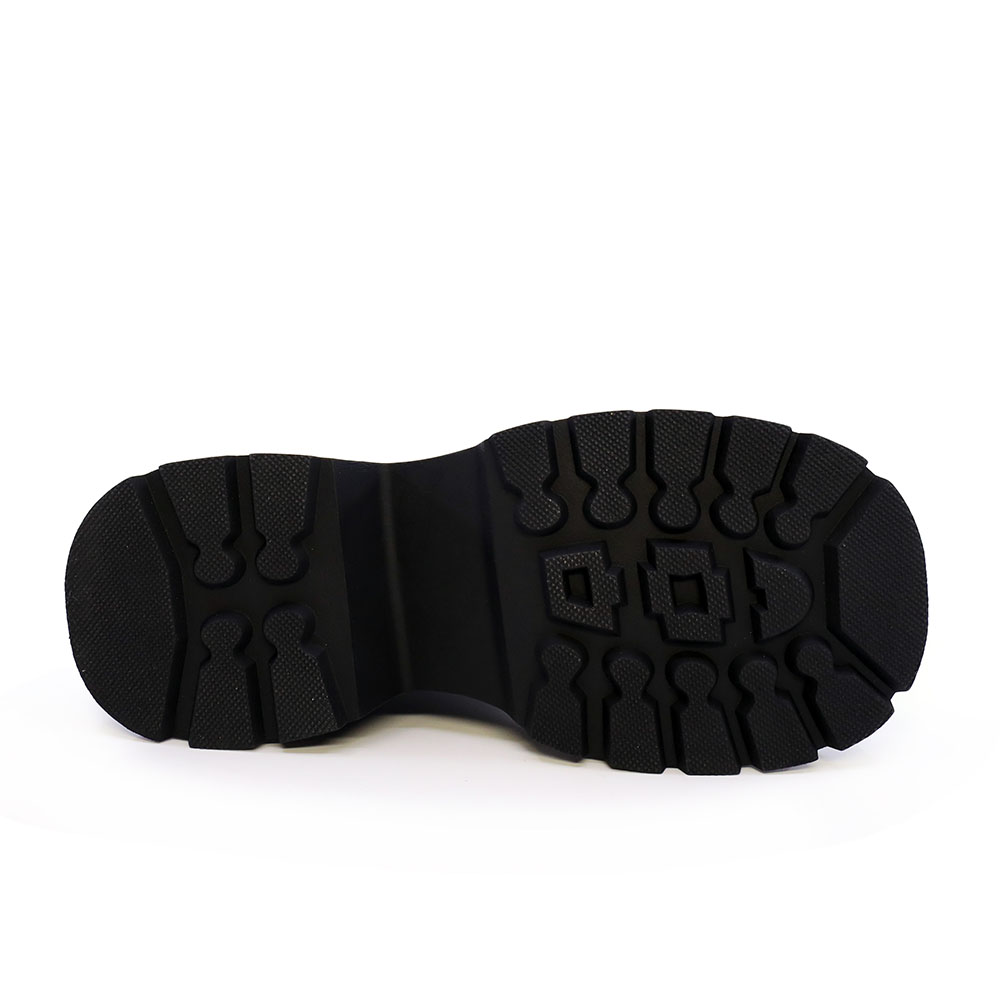 Ghete biker femei Enzo Bertini negre din piele naturală cu elemente decorative  1128DG3983N