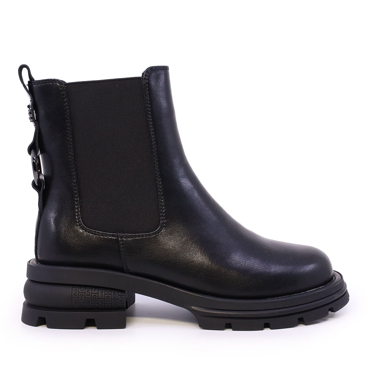 Ghete Chelsea femei Enzo Bertini negre din piele 1390DG1810N